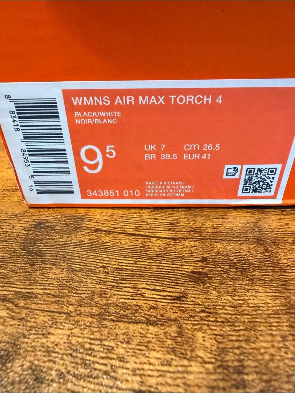 Nike Women’s Air Max Torch 4 9.5W